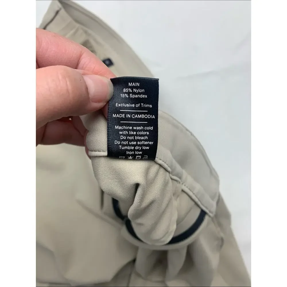 Public Rec size 36 Men's Athletic Chino Shorts khaki Sand Beige